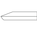 Beveled edge