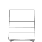Upholstery with seams